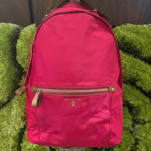 Michael Kors Kelsey Pink Nylon Backpack